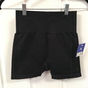NWT Joy Lab High-Rise Seamless Bike Shorts - 2.5" Inseam - Black Onyx- Size XS